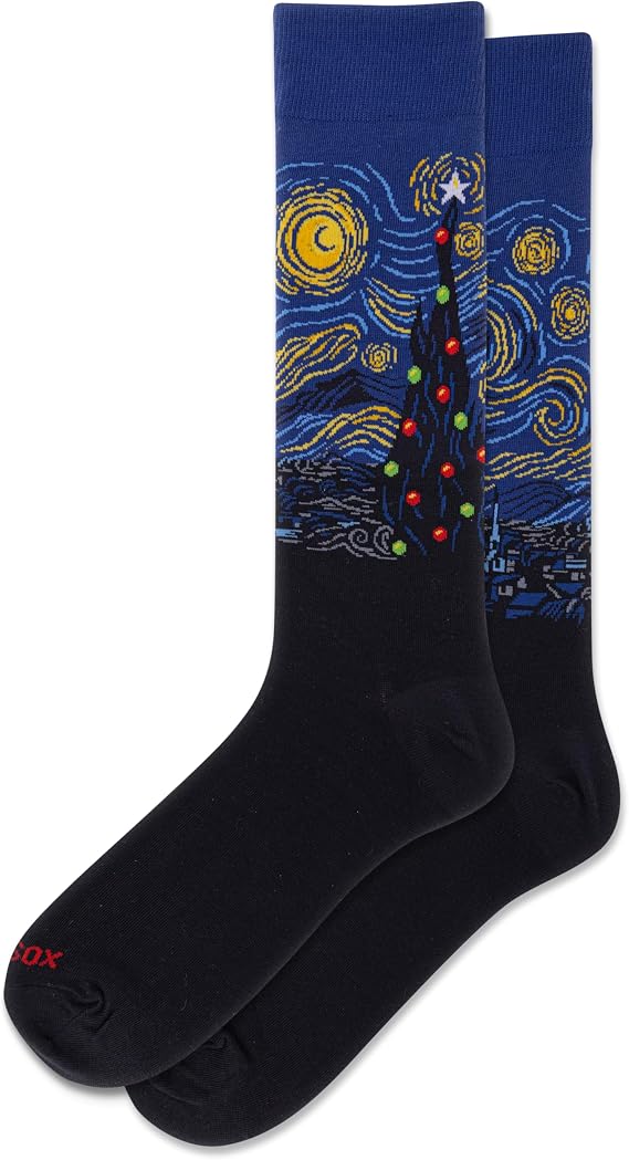 Hot Sox Men's Winter Holiday Fun Crew Socks - 1 Pair Pack - Cool & Funny Festive Novelty Fashion Gifts