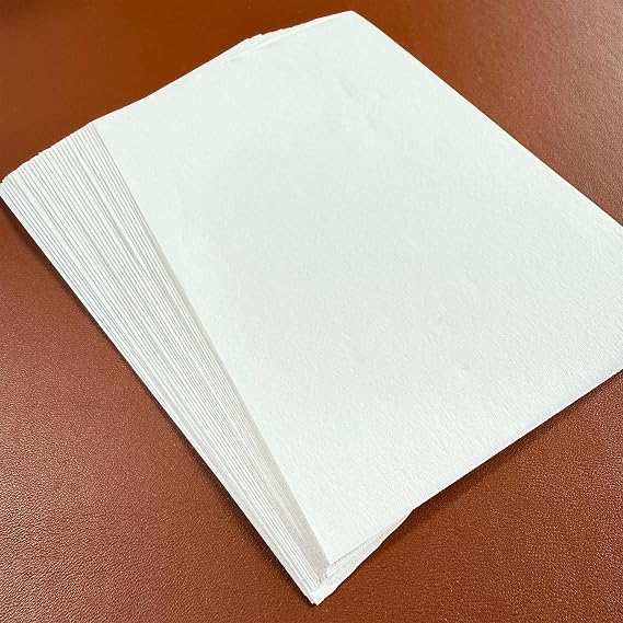 Water Soluble Paper, Dissolves in Water, Dissolving Paper, Printer Compatible, for Memorials, Journals, Secret Notes, Magic Tricks, Crafts Drawing