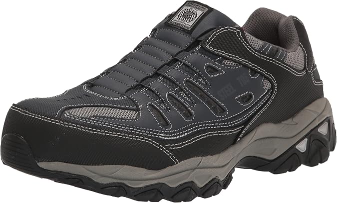 Skechers Mens Cankton Ebbitt Steel Toe Construction Shoe
