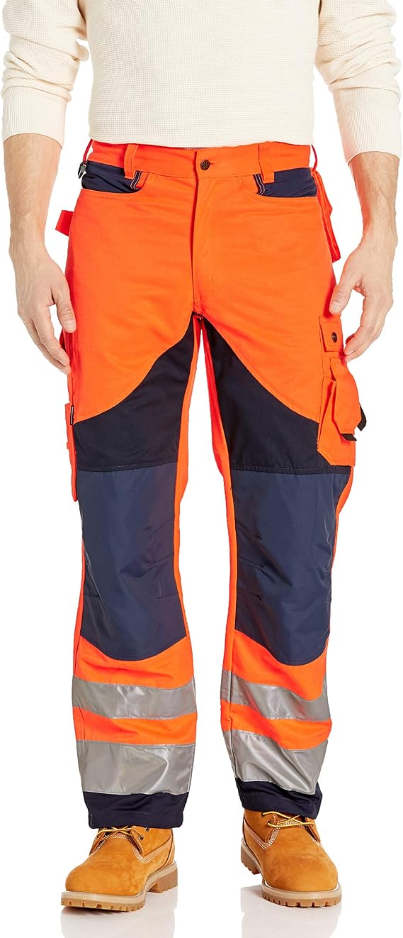JOBMAN Workwear Men's Heavy Duty Hi-Vis Workpants