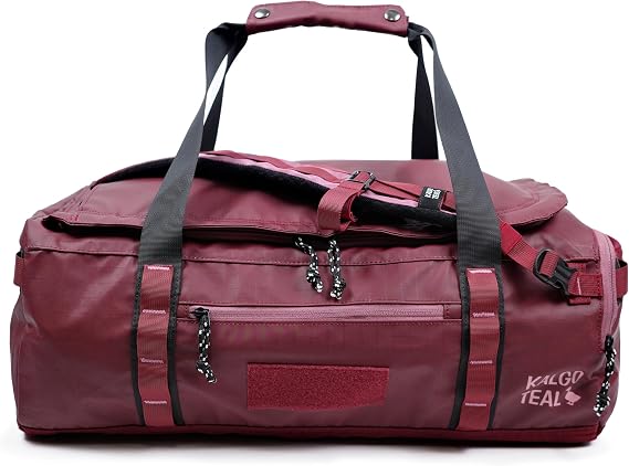 Utility Duffle Bag 40L, Convertible Backpack for Travel, Gym & Commute, Water Repellent