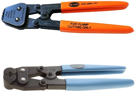 Oetiker 14100407-14100387 Hand Clamp Cutter and Compound Side Jaw Pincer, Combo (Pack of 2)