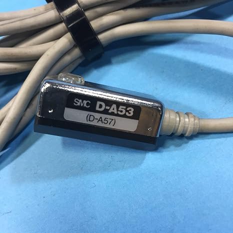 SMC D-A53 0.5 M Cable Length, 24 VDC, 2-Wire, for Cylinder, Inline, IP67, Reed Switch, Size 10, TIE Rod