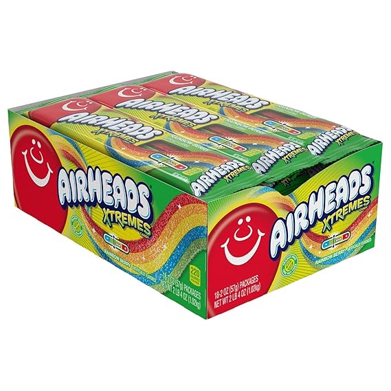 Airheads Xtremes 2 oz., 18 ct. (pack of 4) A1