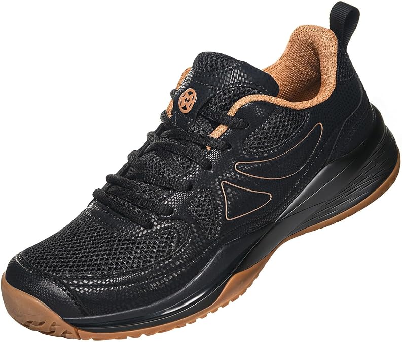 Sisttke Men's Badminton Pickleball Tennis Shoes | Lightweight,Breathable,Non-Slip Court Sneakers,for Racquet Sports Training