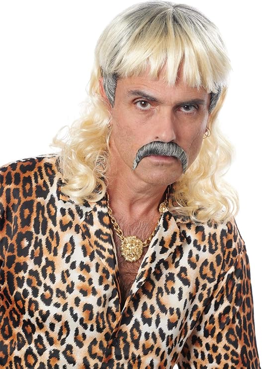 Franco American Novelty Company Tiger Mullet Wig & Moustache