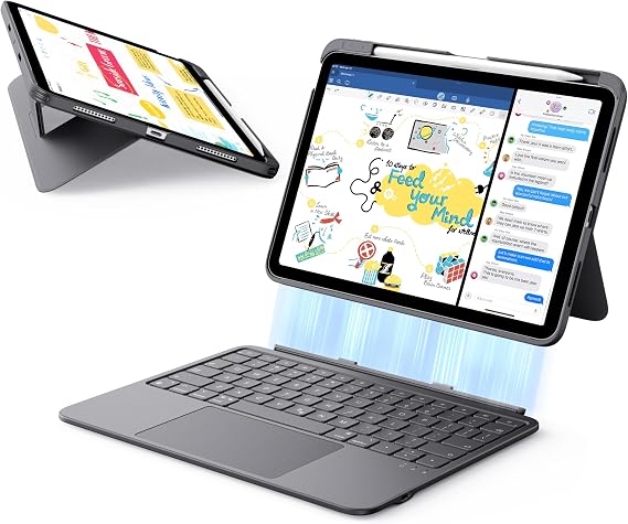 ESR for iPad (A16) 11th/10th Gen Case with Keyboard, Ultra-Light