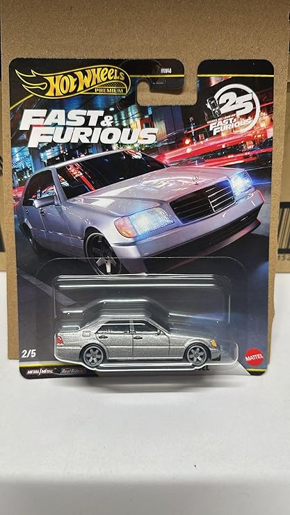 HOT WHEELS Premium 2026 Fast And Furious 25. Yıl Mercedes-Benz 500 SEL HNW46