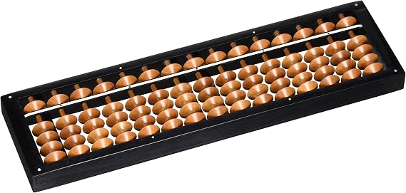 Tomoe Abacus 15 Digit Standard Small 84252 Birch