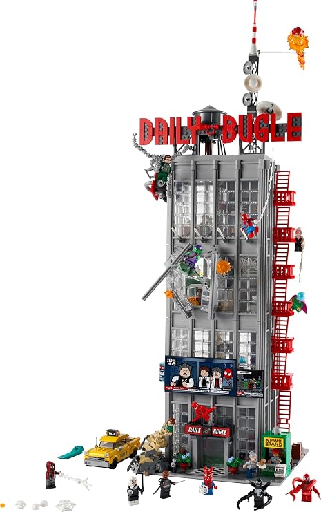 LEGO 76178 Marvel Daily Bugle Toy Birthday Present Blocks Mother's Day Father's Day Men Women Marvel Merchandise Figure