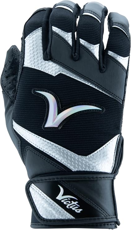 Victus Showtime Batting Glove, Black, Adult Large
