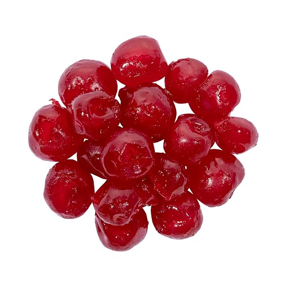 OliveNation Candied Cherries, Red - 1 lb