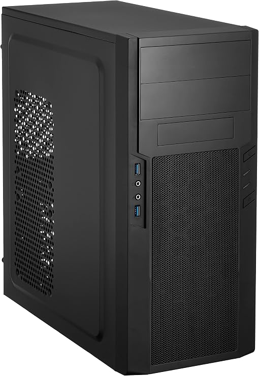 Silver Stone SST-PS13B SilverStone Precision Series Compact ATX Case, Black