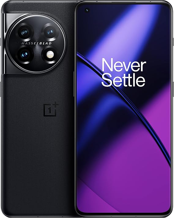 OnePlus 11 5G, 8GB RAM+128GB, Dual-SIM, Titan Black, US Factory Unlocked Android Smartphone, 5000 mAh Battery, 80W Fast Charging, Hasselblad Camera, 120Hz Fluid Display, 4nm Processor