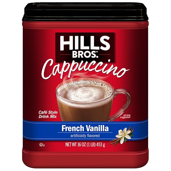 Hills Bros. Cappuccino Mix - French Vanilla, 16 oz