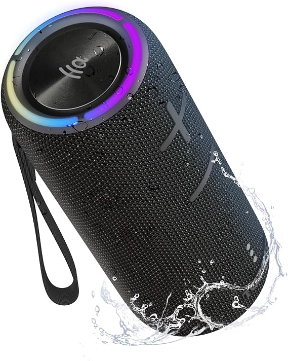 TAZATA Bluetooth Speakers, 30W Stereo HD Sound, Poratble Speaker for Bike