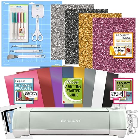 Cricut Explore Air 2 Machine Bundle Iron On Vinyl Pack Tools Pen Design Beginner Guide 141