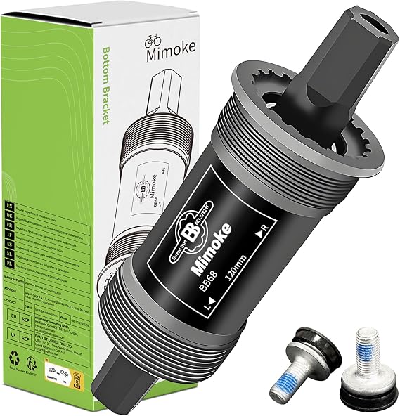 Mimoke Square Tapered Bottom Bracket BSA Innenlager Bearing 68mm x 113mm 116mm 118mm 122.5mm 124mm 126mm