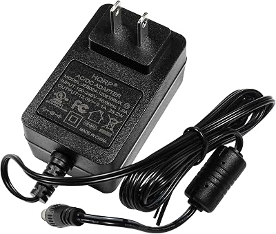 HQRP 12V AC Adapter Compatible with Seagate 3TB SRD00F2 ST3200823A-RK External Hard Drive Adaptor Power Supply Cord [UL Listed]  Euro Plug Adapter