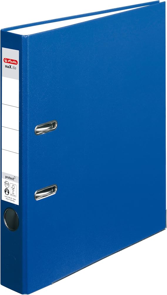 Herlitz Ordner 05450408 PP 5cm Blau