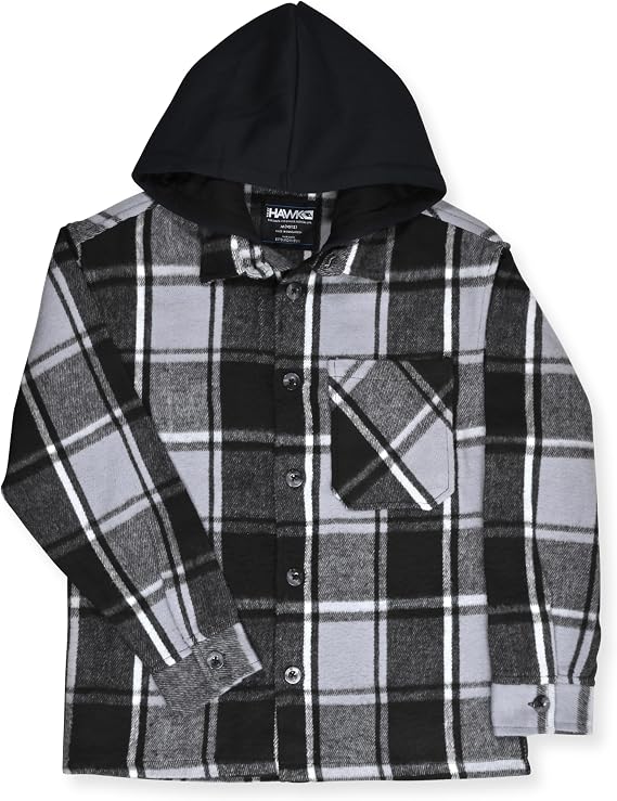 TONY HAWK Boys Shirt Jacket Sherpa Lined Jackets and Shackets for Kids