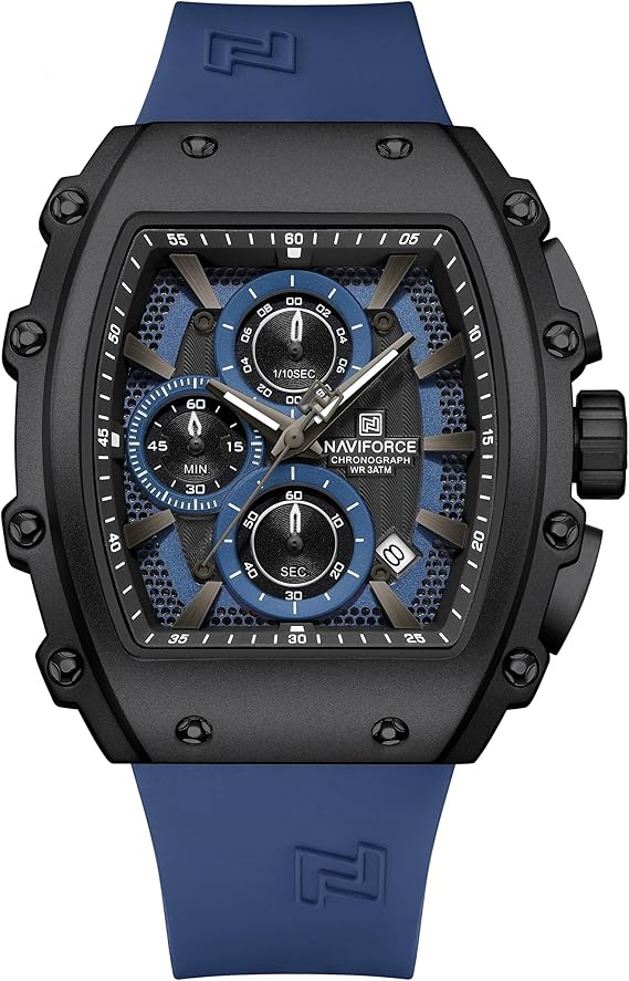 NAVIFORCE Men Quartz Watch Auto Date Week Analog Wrist Watches Business Dress Watch for Men Stylish and Durable