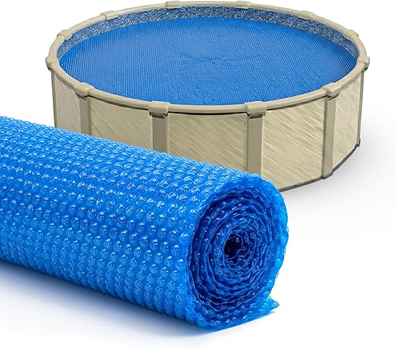 Sun2Solar Blue 8 ft Round Pool Solar Cover | 12 Mil | Heat Retaining