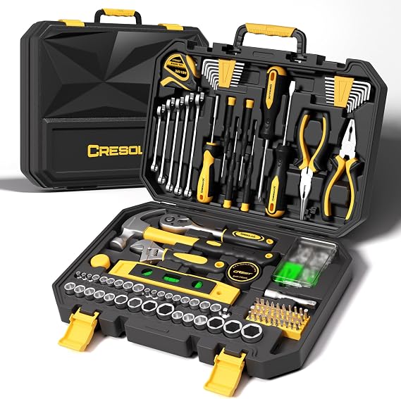 209 Piece Tool Kit for Home Socket Wrench Auto Repair Tool Set,General Household Tool box,Basic Hand Tool Kit,Perfect for Homeowner, Diyer, Handyman