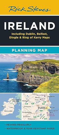 Rick Steves Ireland Planning Map: Including Dublin, Belfast, Dingle & Ring of Kerry Maps