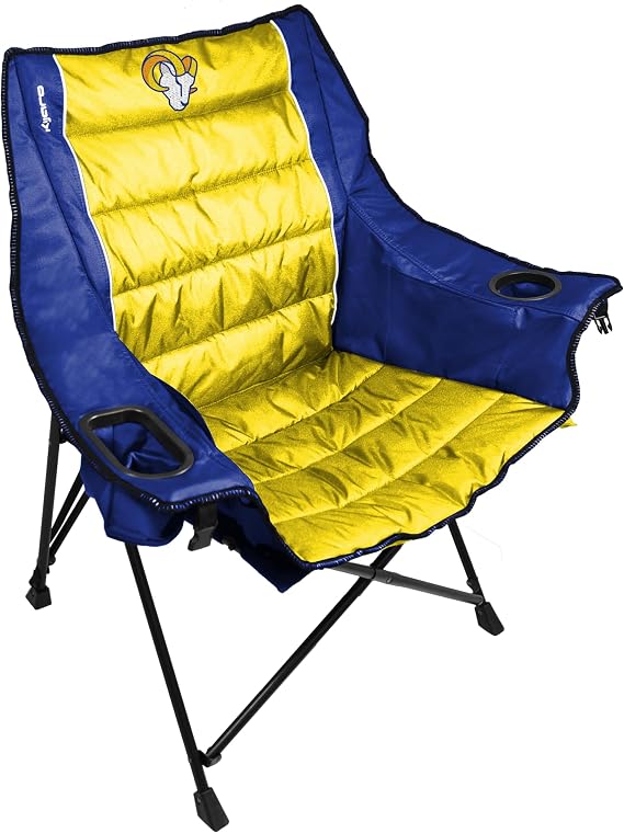 Kijaro Quilted Club Pro Chair - Los Angeles Rams