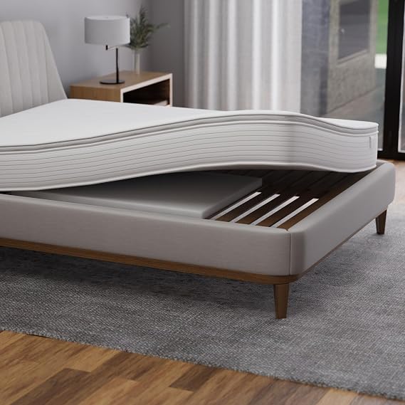 GhostBed Sagging Mattress Support Pad, Restore Bed Firmness with Under Mattress Sag Support for Twin, Twin XL, Full, Queen, King, Cal King Beds Extend Life and Surface Alignment (40"x29"x1")