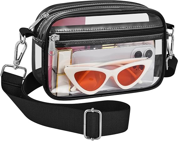 Bagenius Clear Purse Stadium Approved, Clear Bag for Stadium Events