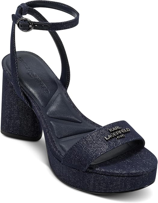 KARL LAGERFELD Women's Haden Logo Platform Heel