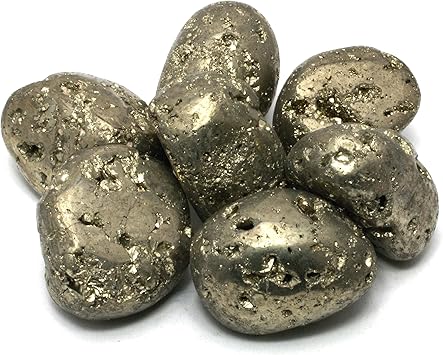 CrystalAge Iron Pyrite Tumble Stone (25-30mm)