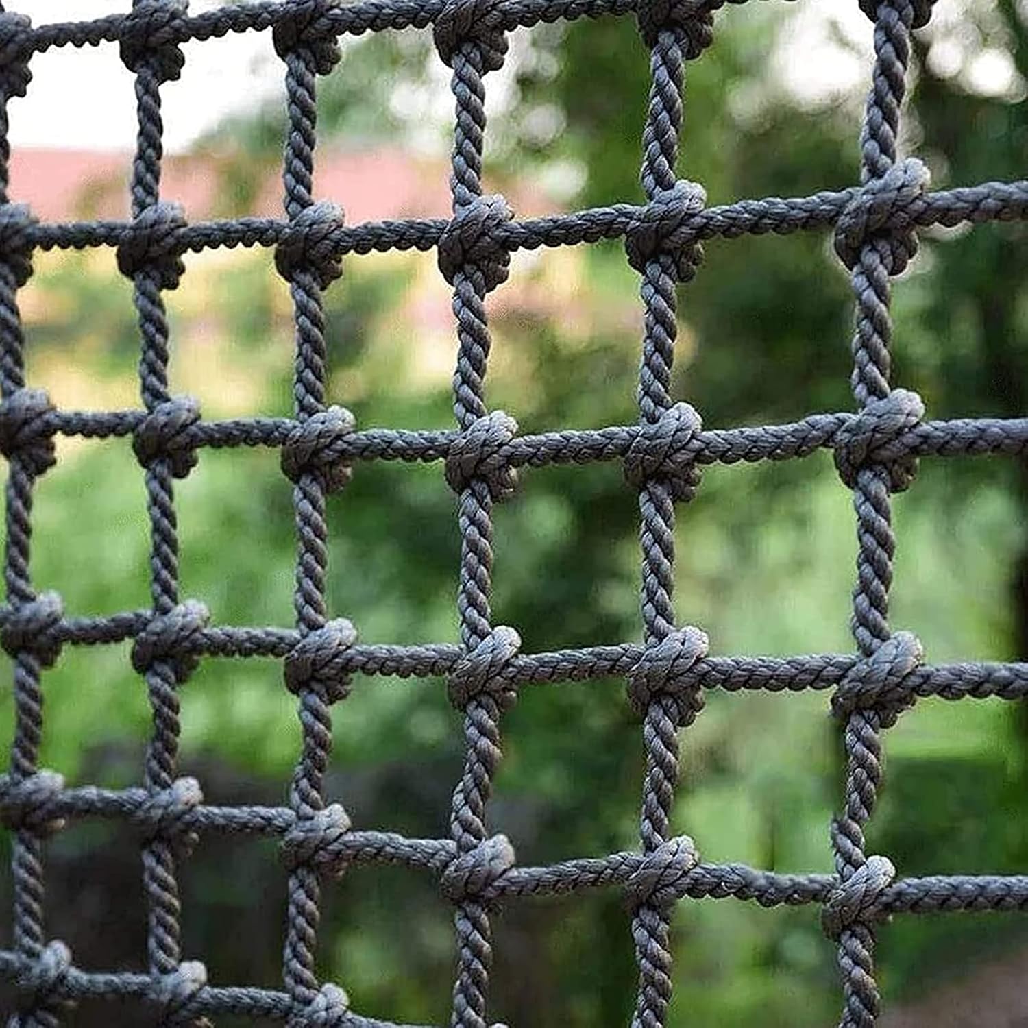 Climbing Net, Protective Net, Safety Net, Wear-Resistant Rope Net, Stair Climbing Net, Balcony Stair Anti-Fall Net, Home Accessories Climbing NetSize:40x78.7inch,Color:Grey