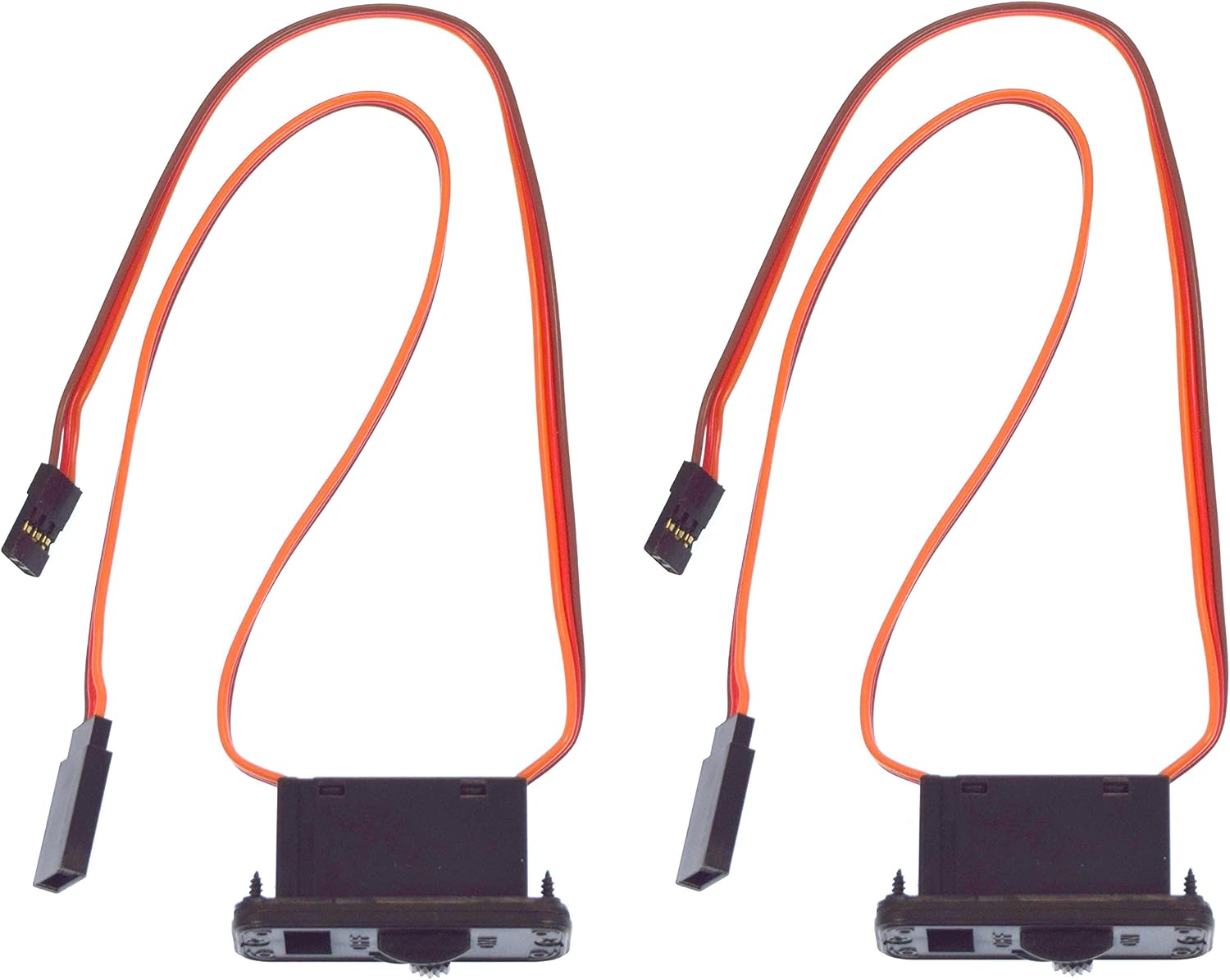 Apex RC Products JR Style Heavy Duty OnOff Switch WCharge Port - 2 Pack #1058