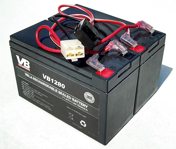 Dune Buggy Razor Battery Replacement - Includes Wiring Harness (8 ah Capacity - 24 Volt System) by Vici BatteryTM