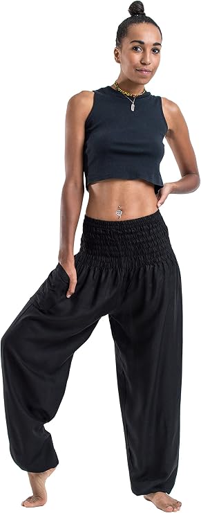 HAREM PANTS Unisex Solid Color for Men & Women