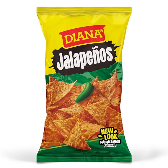 Diana Jalapenos Corn Tortilla Chips, Jalapeno Flavor, 3.84 Oz