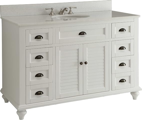 49" Cottage Style Glennville Bathroom Sink Vanity Model # GD-28327W