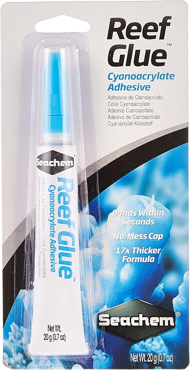 Seachem Reef Glue Cyanoacrylate Gel Coral Frag Mounting, 20g (001167)