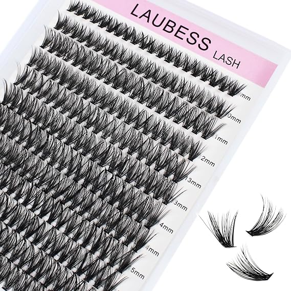 Lash Clusters DIY Eyelash Extensions 40D 0.05 Mixed Tray Cluster Eyelash Extensions D Curl Natural Individual Eyelashes