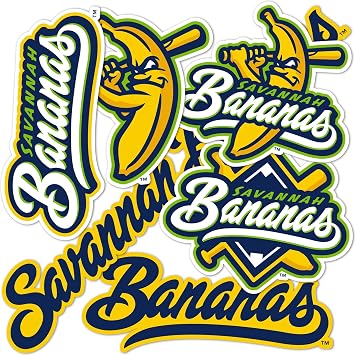 Desert Cactus Savannah Bananas Sticker Decal Vinyl Baseball Laptop Water Bottle Car Scrapbook (Type 2-2)