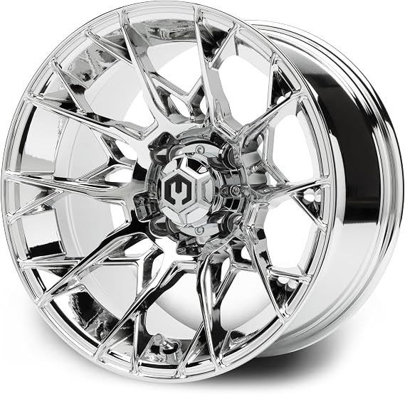 MODZ Chaos Chrome 14" Golf Cart Wheel