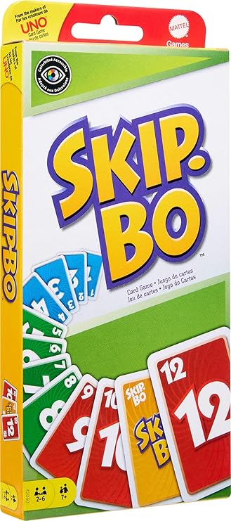 Mattel Games SKIP BO Card Game
