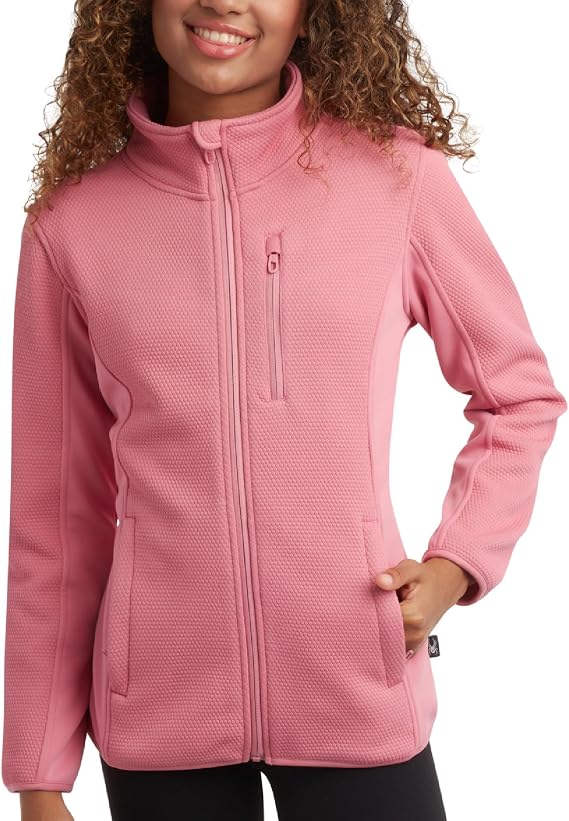 Spyder Womens Fleece Jacket - Insulated Lightweight Full Zip with Pockets