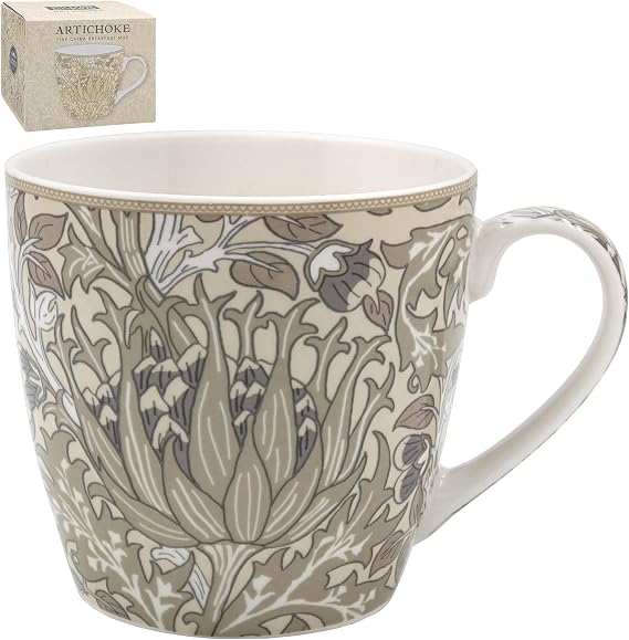 The Leonardo Collection William Morris Artichoke Breakfast Mug