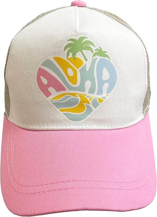 Hawaii Mesh Boys Girls Kids Polyester Baseball Cap (US, One Size)