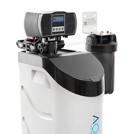 Aquasure Harmony Lite All-in-One 34,000 Grains Whole House Water Softener with Pleated Sediment Pre-Filter System (Pre-Filter + Fine Mesh Resin)