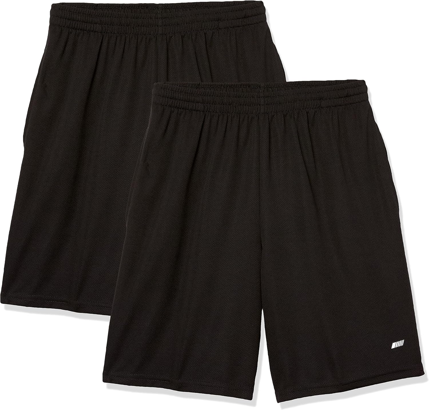 Amazon Essentials Men's Performance Tech Loose-Fit Shorts Available in Big & Tall, Pack of 2